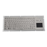 washable IP65 industrial keyboard with touchpad, mouse and function keys