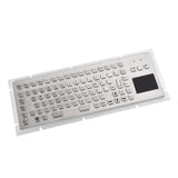 washable IP65 industrial keyboard with touchpad, mouse and function keys